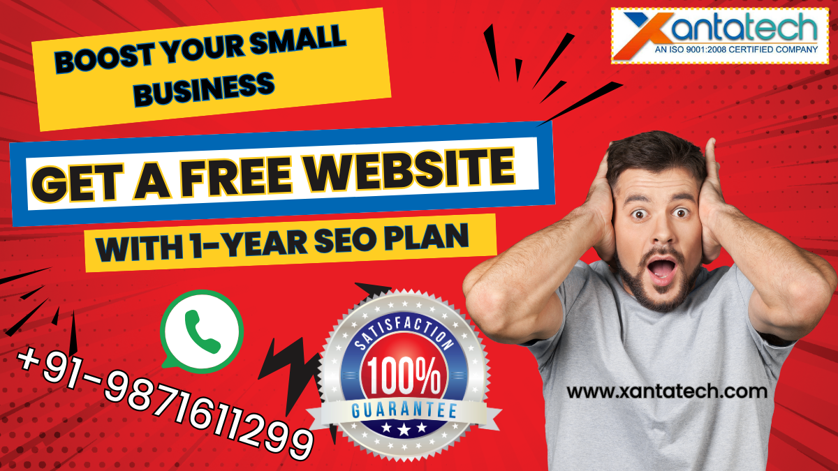 Get a FREE Website, Domain, and Hosting when you sign up for our 1-Year SEO Package!